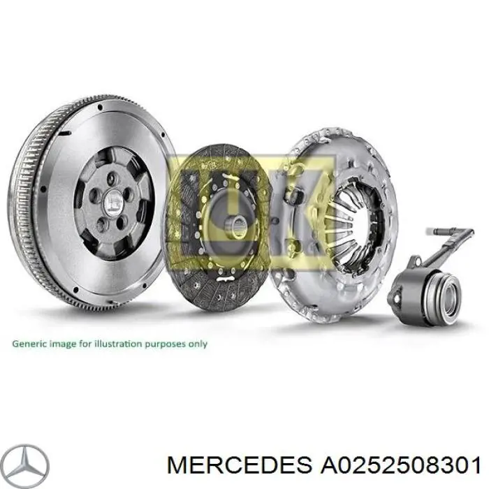 A025250830180 Mercedes embrague