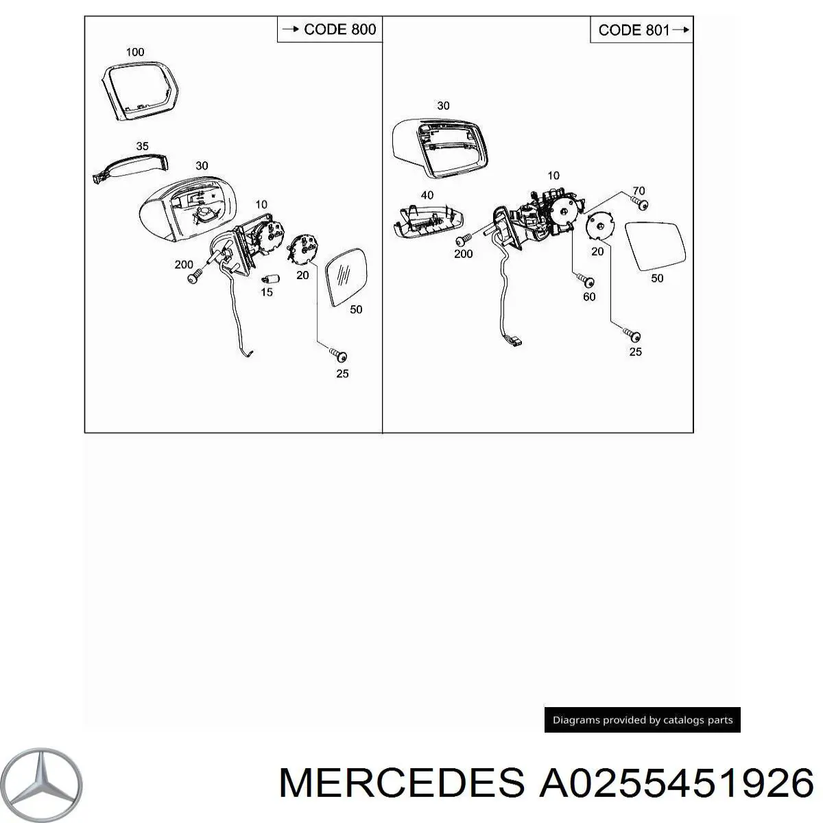  Mercedes A0255451926 precio, desde 5,54 EUR