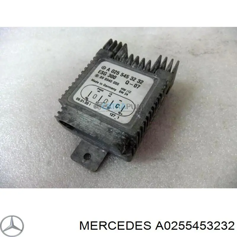 A0255453232 Mercedes control de velocidad de el ventilador de enfriamiento (unidad de control)