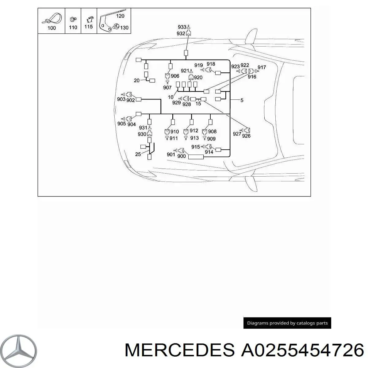  Mercedes A0255454726 precio, desde 6,50 EUR