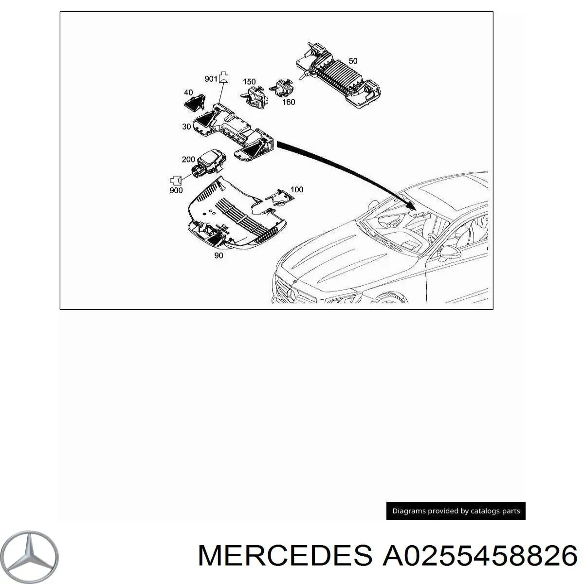  Mercedes A0255458826 precio, desde 6,66 EUR