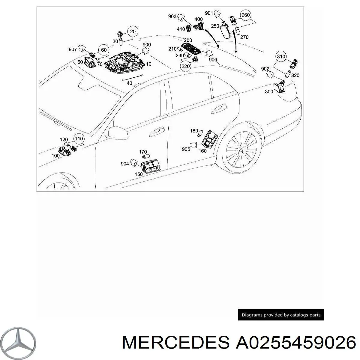 A0255459026 Mercedes