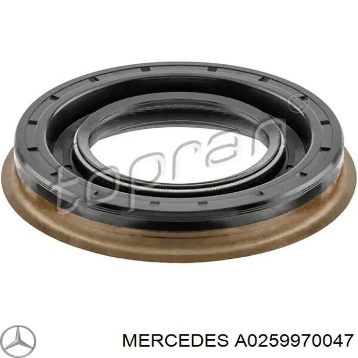 A0259970047 Mercedes anillo retén, diferencial, delantero