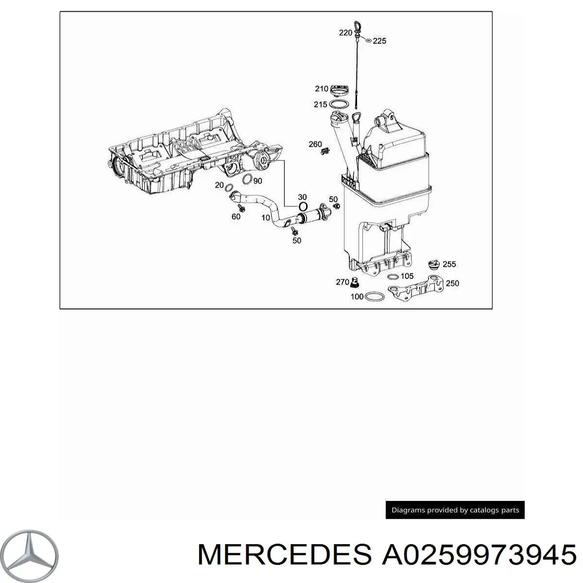 Junta, filtro de aspiración,bomba de aceite para Mercedes GLC (C253)