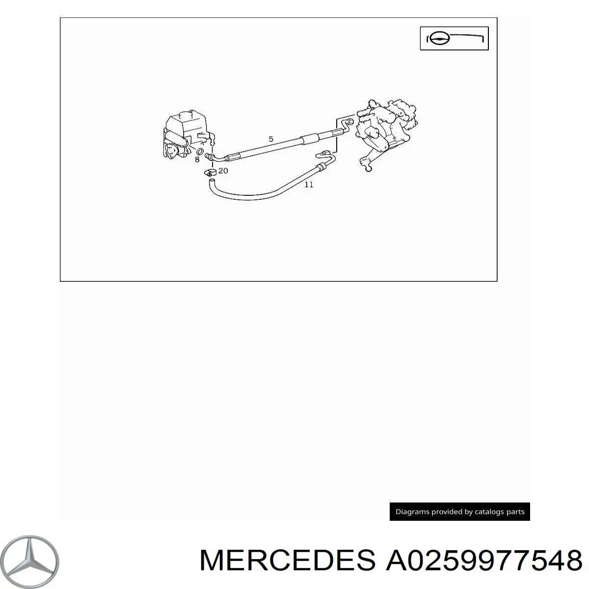  Mercedes A0259977548 precio, desde 84,22 EUR