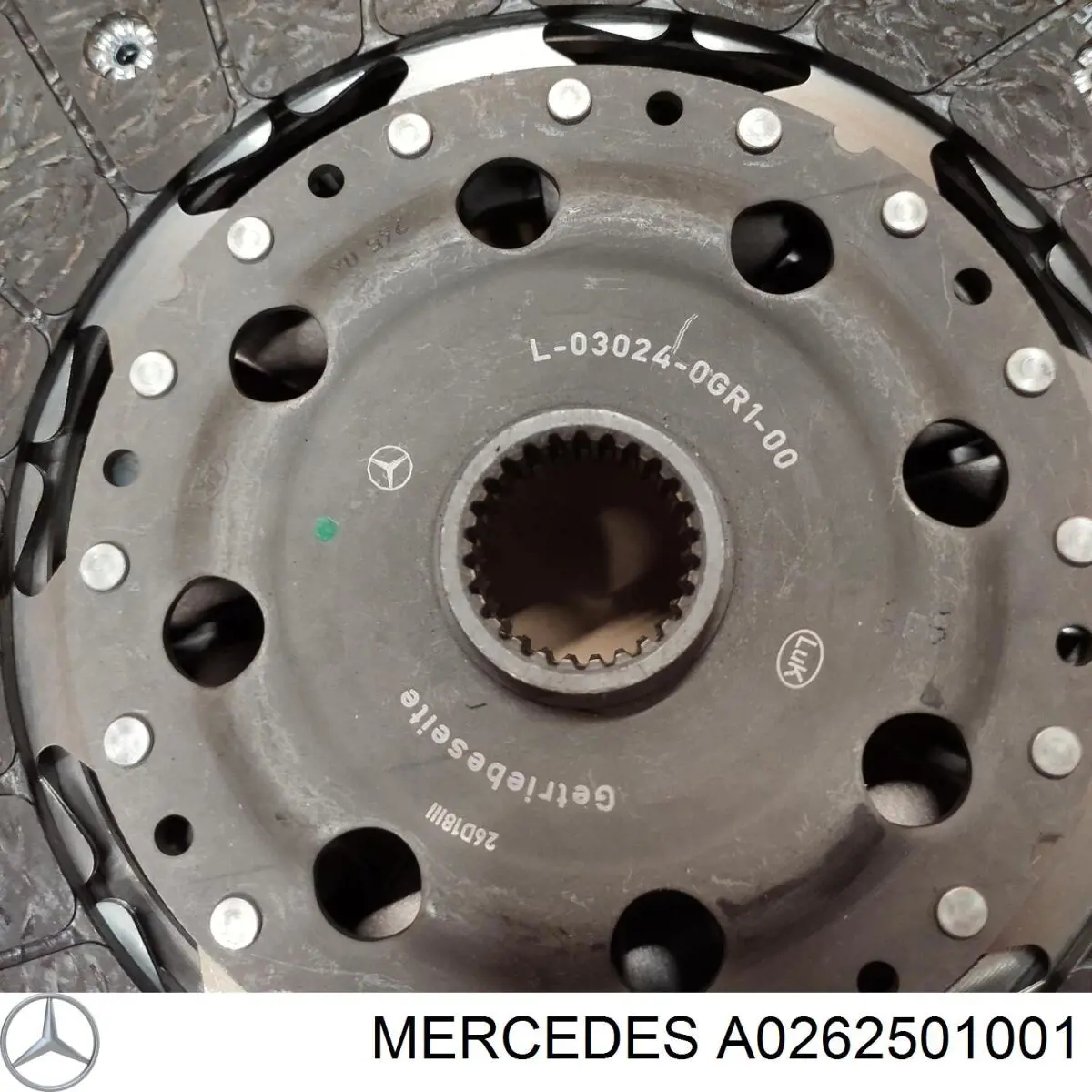 026 250 10 01 Mercedes kit de embrague (3 partes)