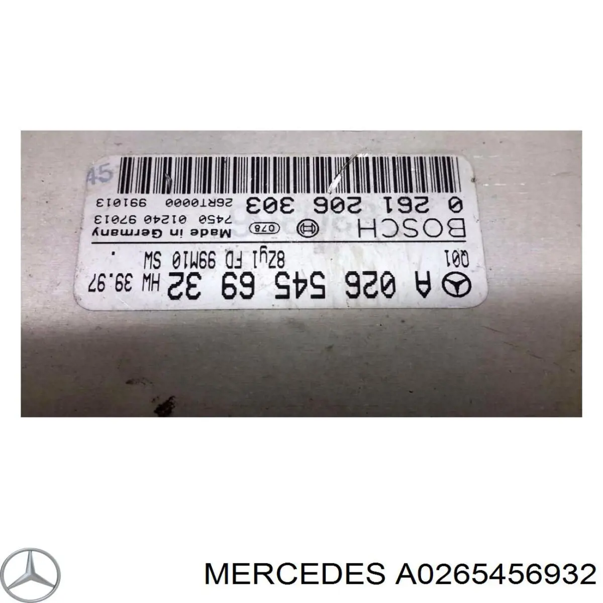 0295453432 Mercedes centralina del motor / modulo de control del motor (ecu)