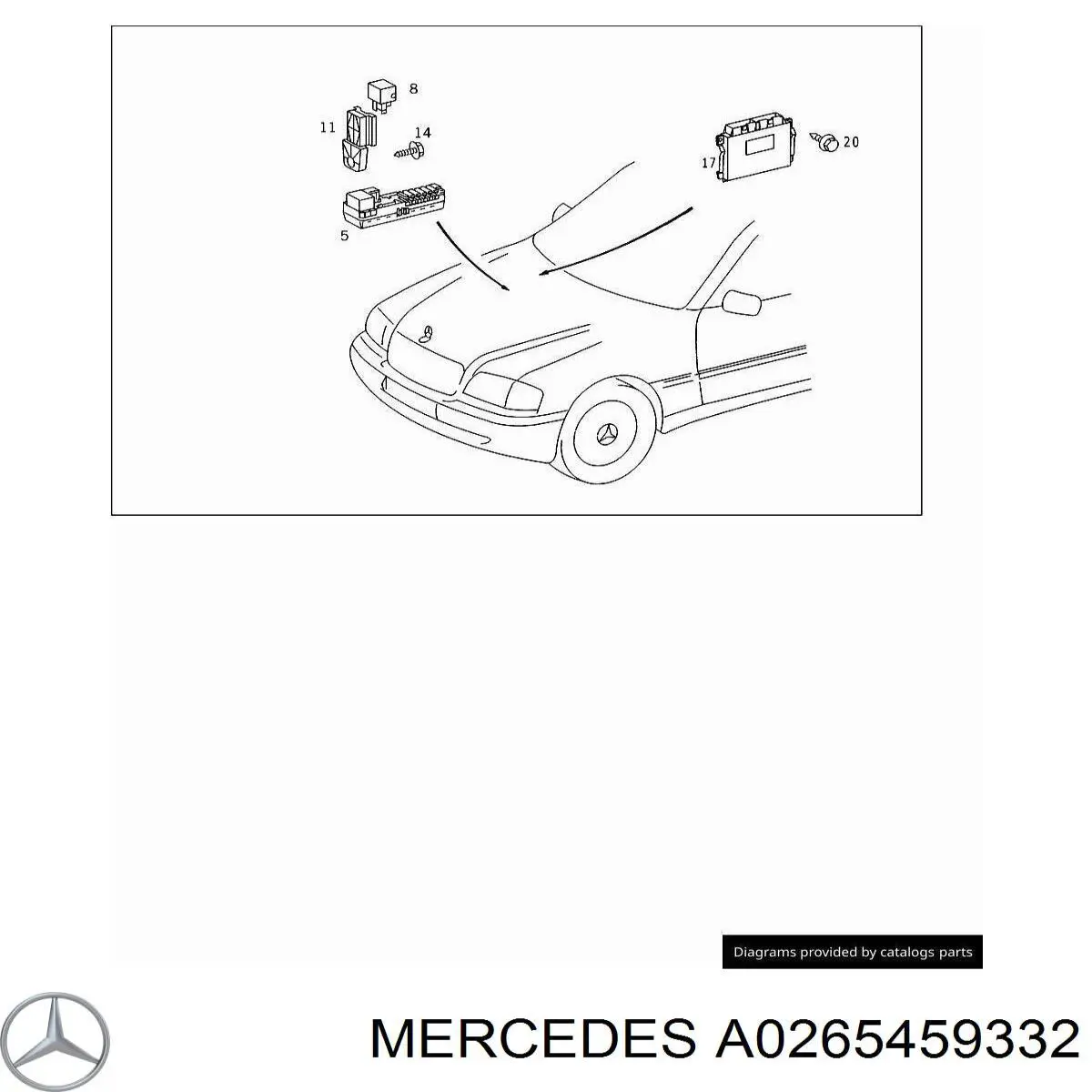 Módulo de control electrónico de la transmisión automática Mercedes A0265459332 precio, desde 79,41 EUR