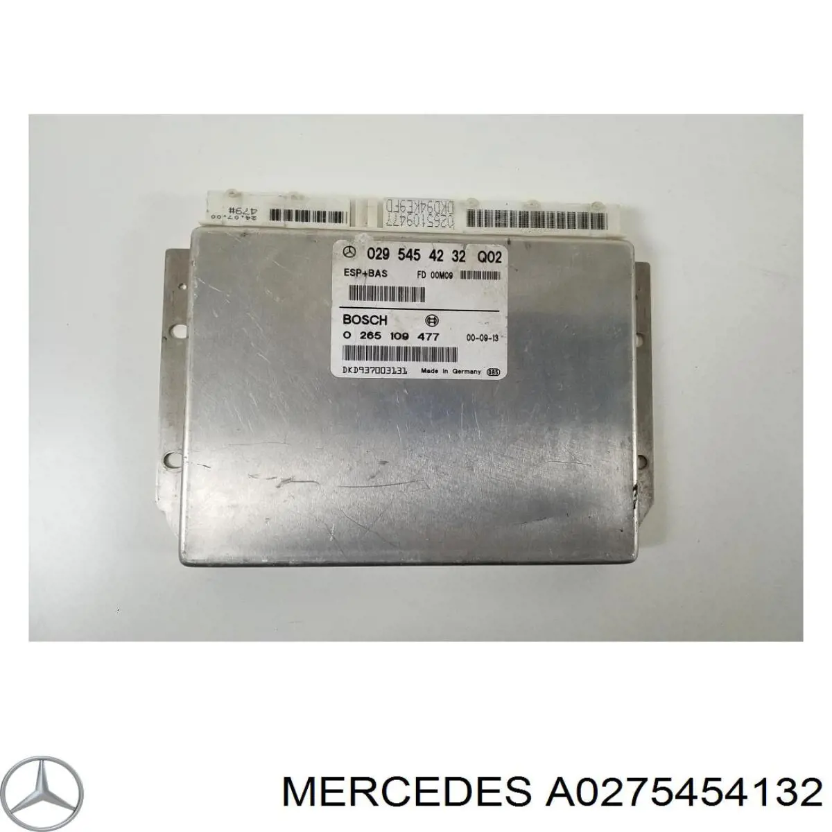 A0275454132 Mercedes módulo de control esp