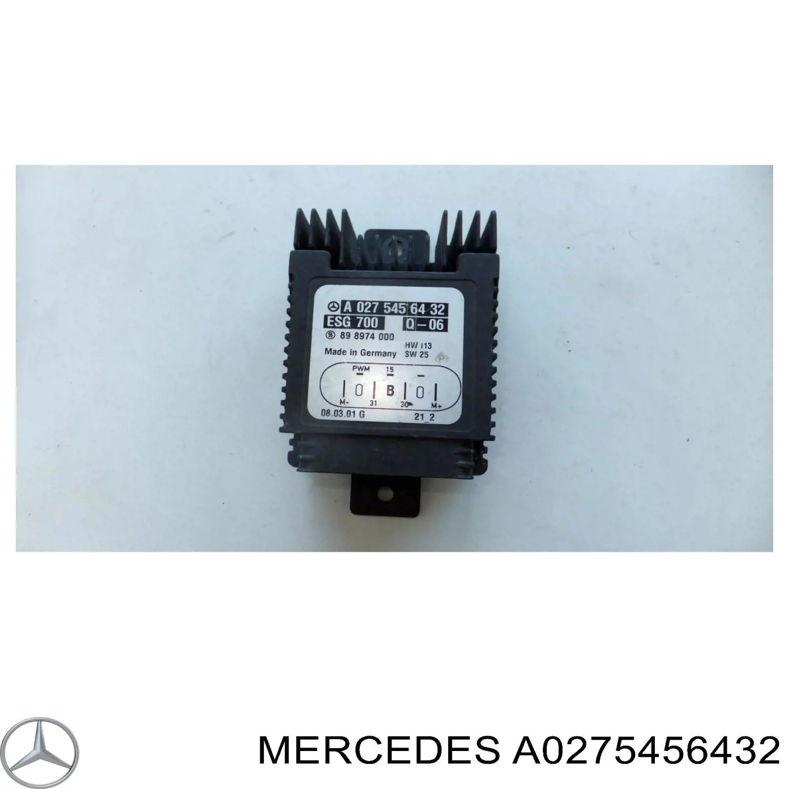 Regulador de velocidad del ventilador de refrigeración (unidad de control) Mercedes A0275456432 precio, desde 107,45 EUR