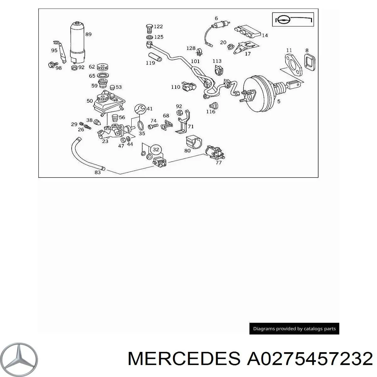 Comprar A0275457232 Mercedes Módulo de control de ESP