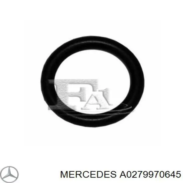 A0279970645 Mercedes junta (anillo de la manguera de enfriamiento de la turbina, dando)