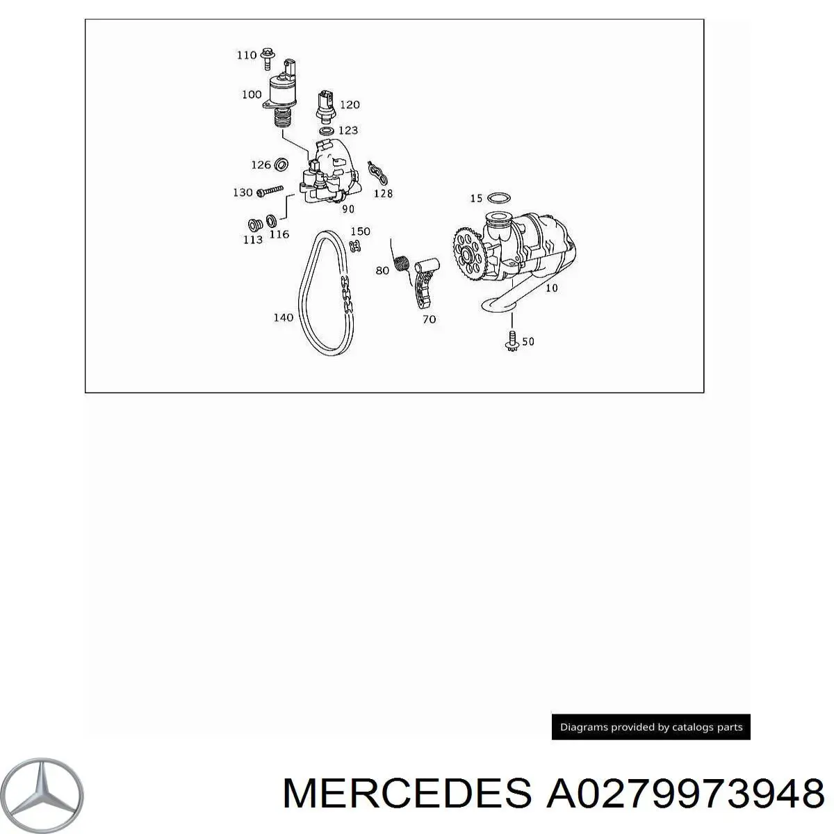 Junta, bomba de aceite para Mercedes S (A217)
