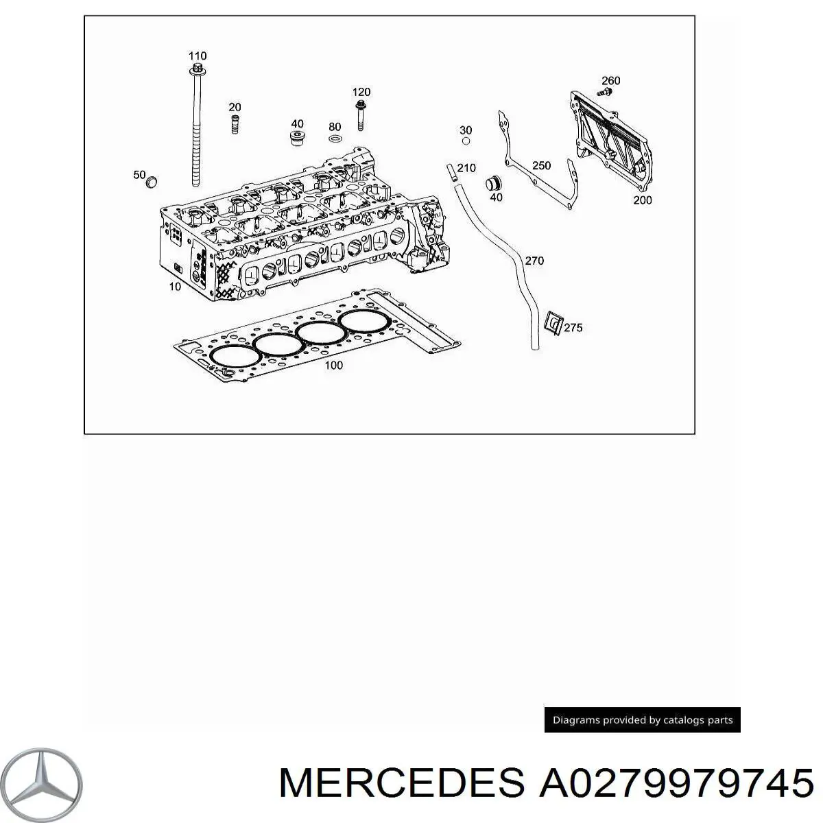  Mercedes A0279979745 precio, desde 9,59 EUR