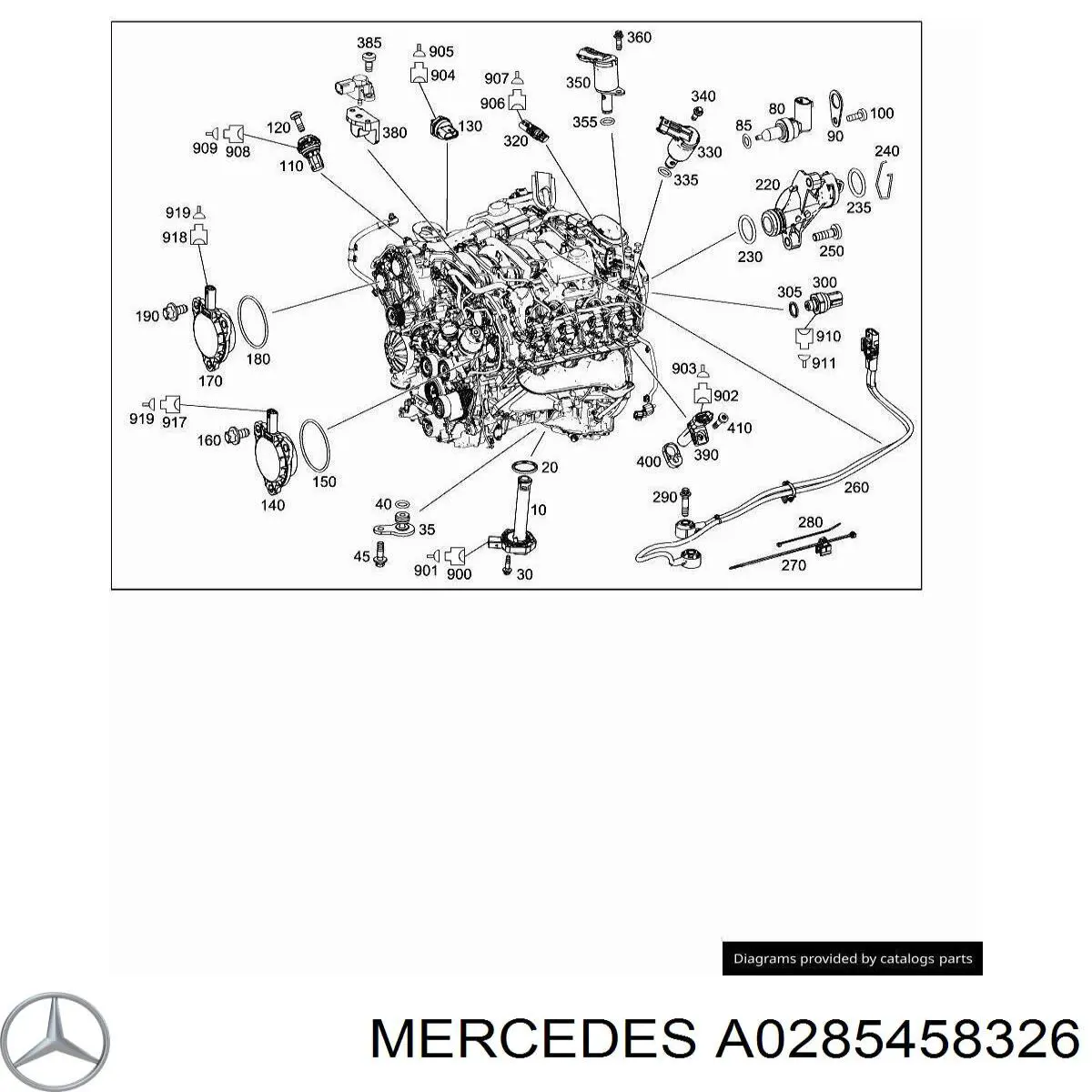  Mercedes A0285458326 precio, desde 16,86 EUR