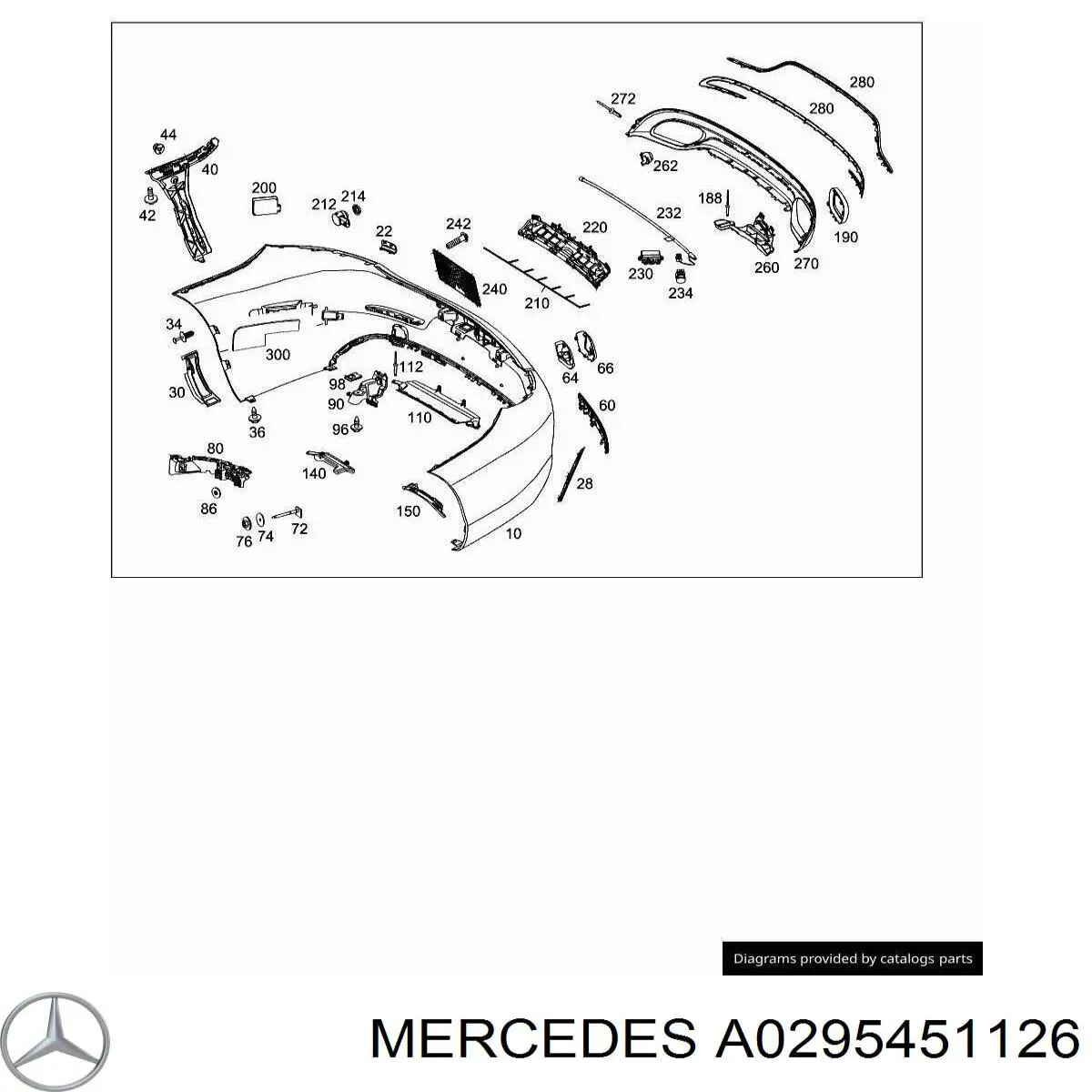  Mercedes A0295451126 precio, desde 13,31 EUR