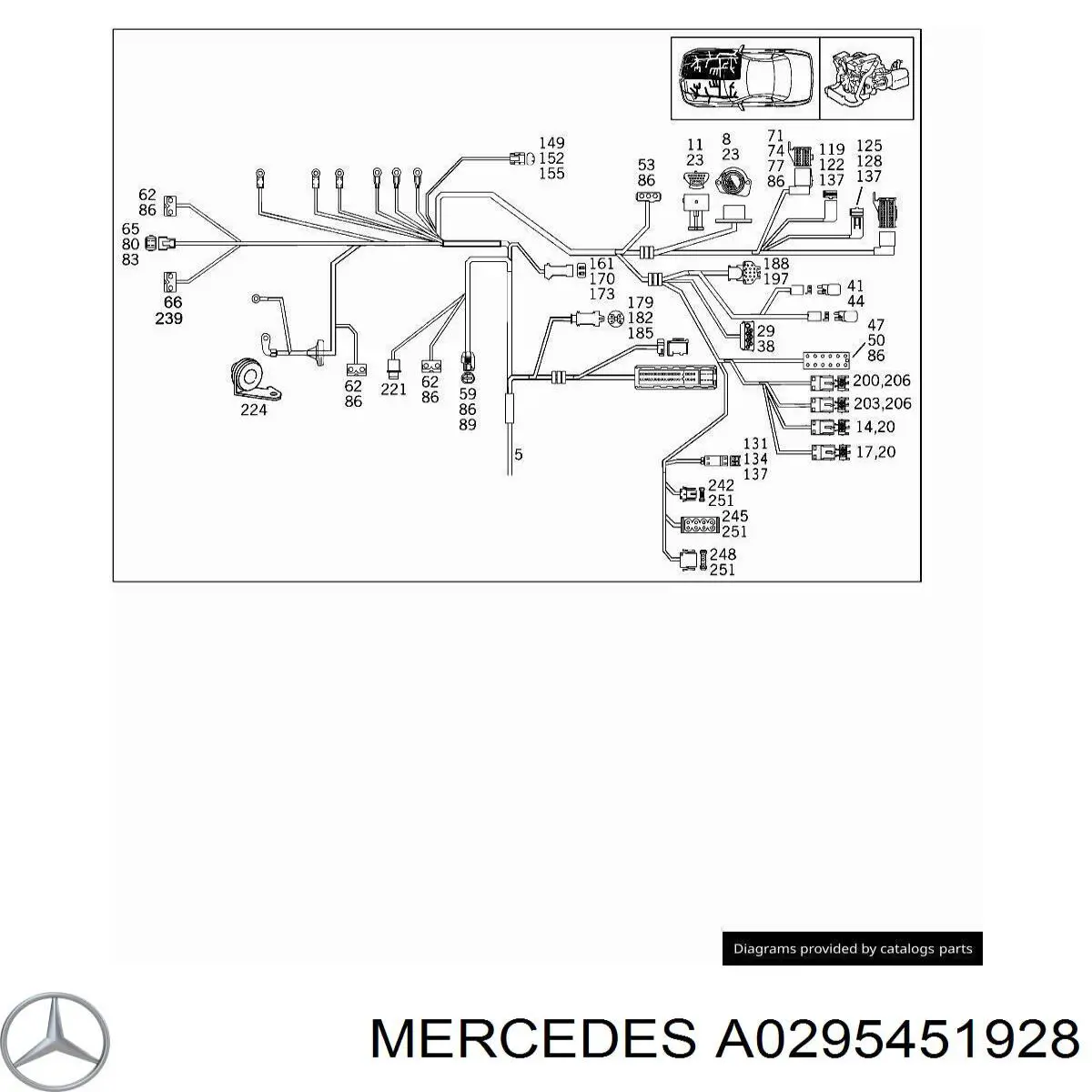  Mercedes A0295451928 precio, desde 7,96 EUR