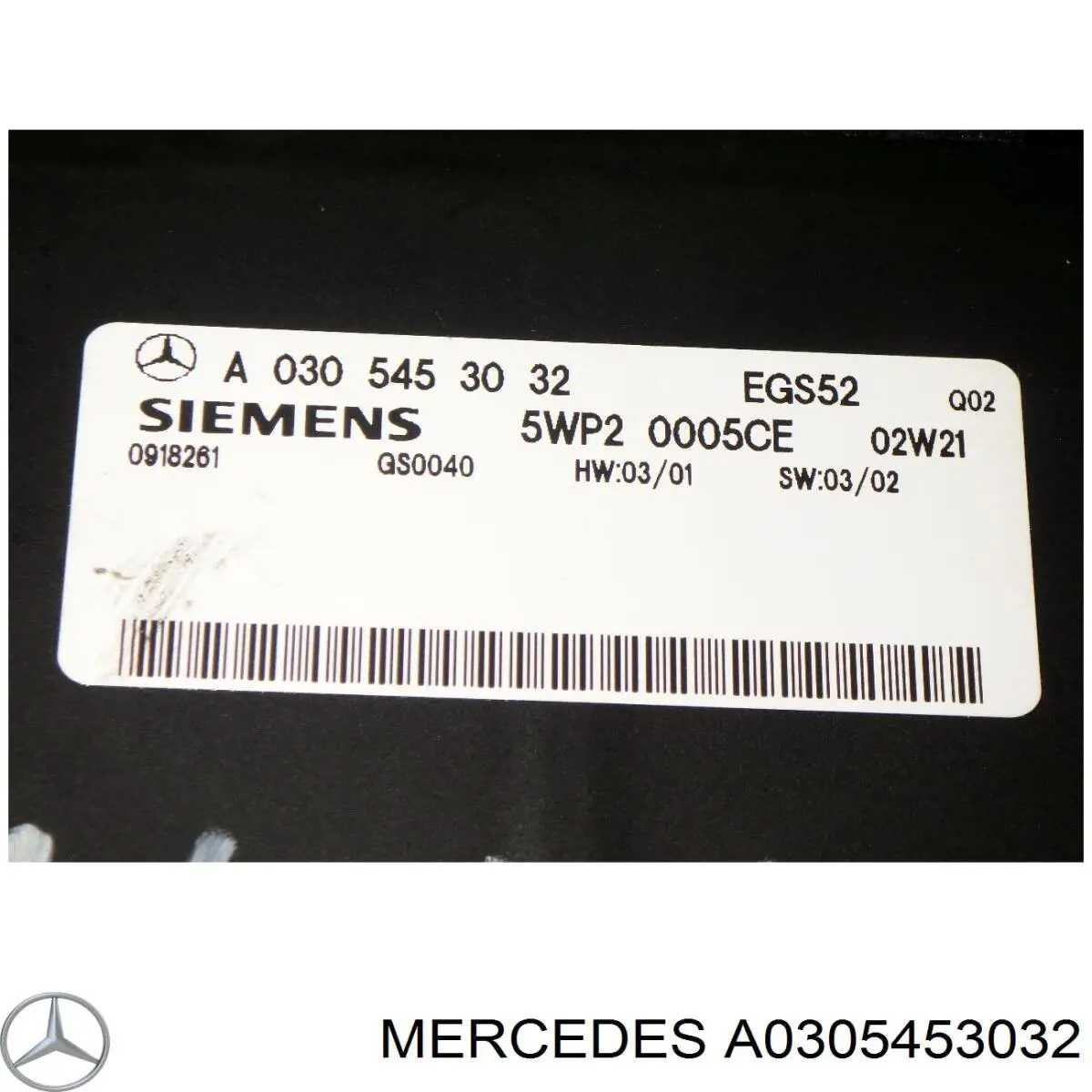 Comprar A0305453032 Mercedes Módulo de control electrónico de la transmisión automática