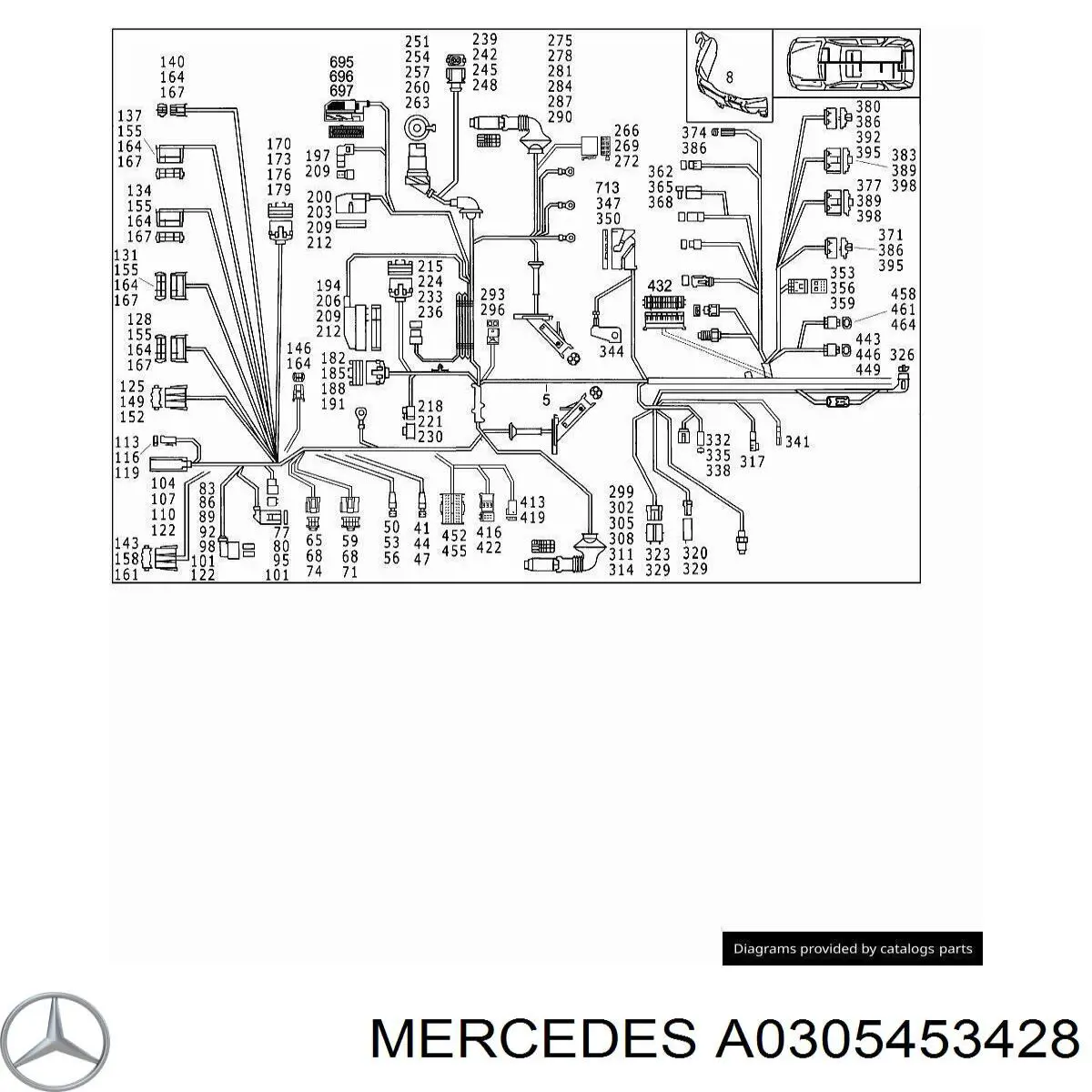 A0305453428 Mercedes 