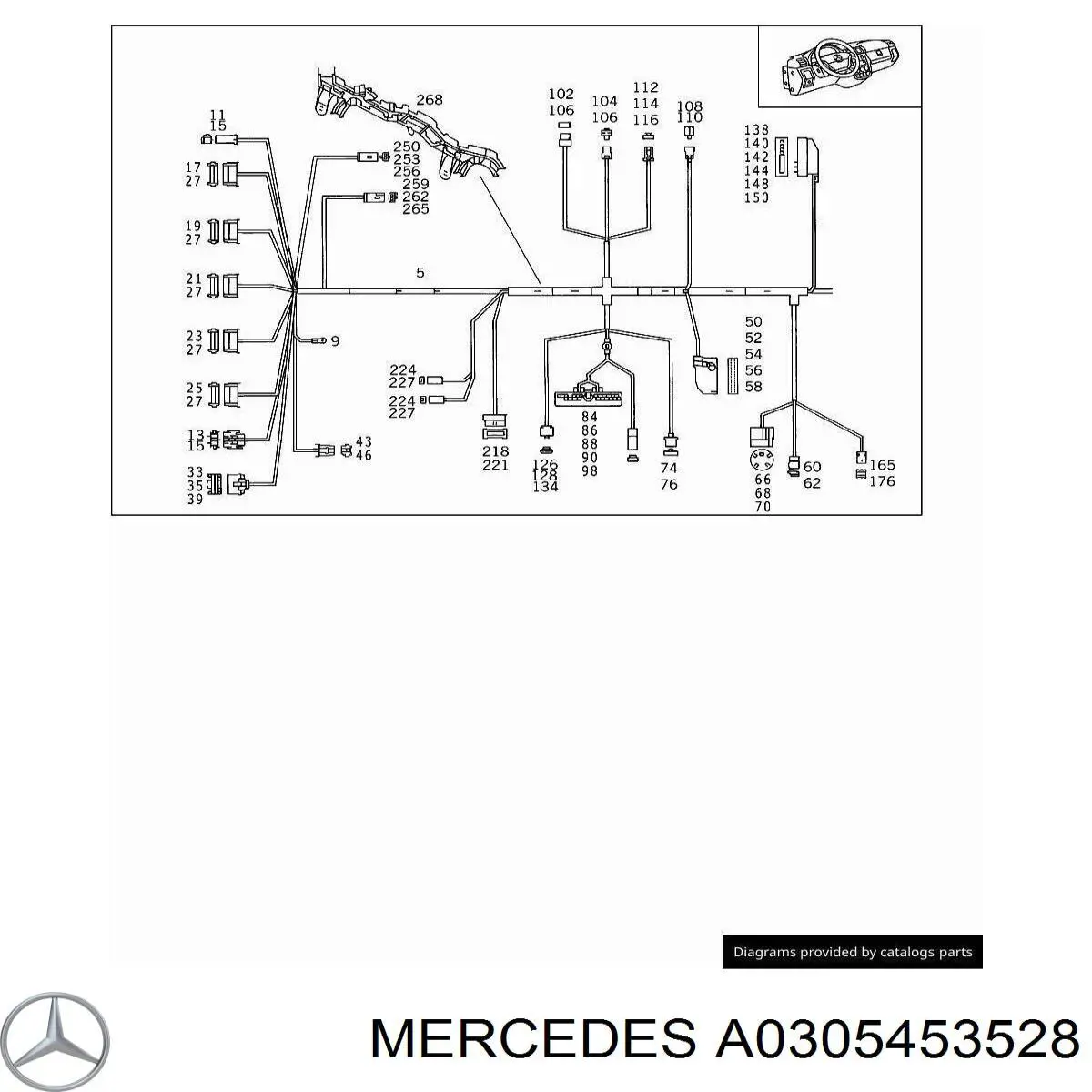  Mercedes A0305453528 precio, desde 5,75 EUR