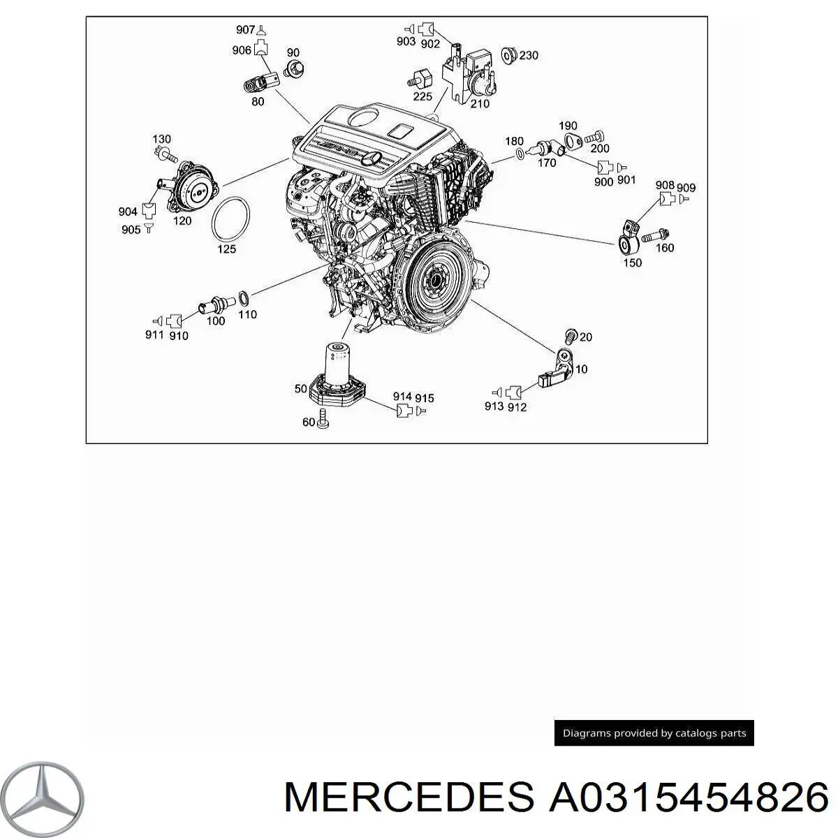  Mercedes A0315454826 precio, desde 10,72 EUR