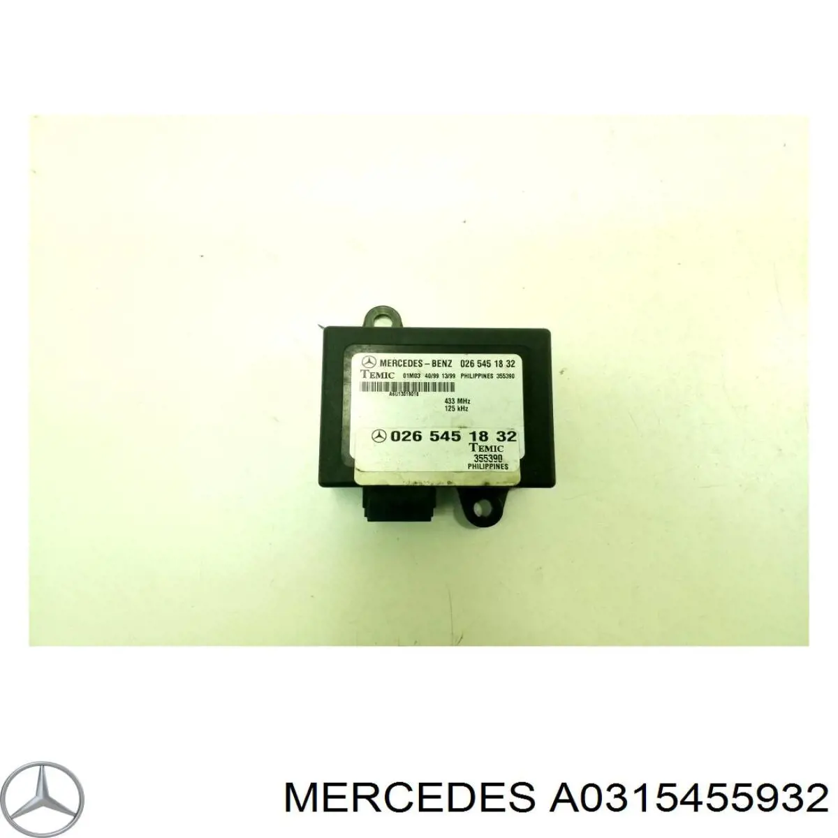Módulo de control del inmovilizador Mercedes 315455932 precio, desde 45,01 EUR