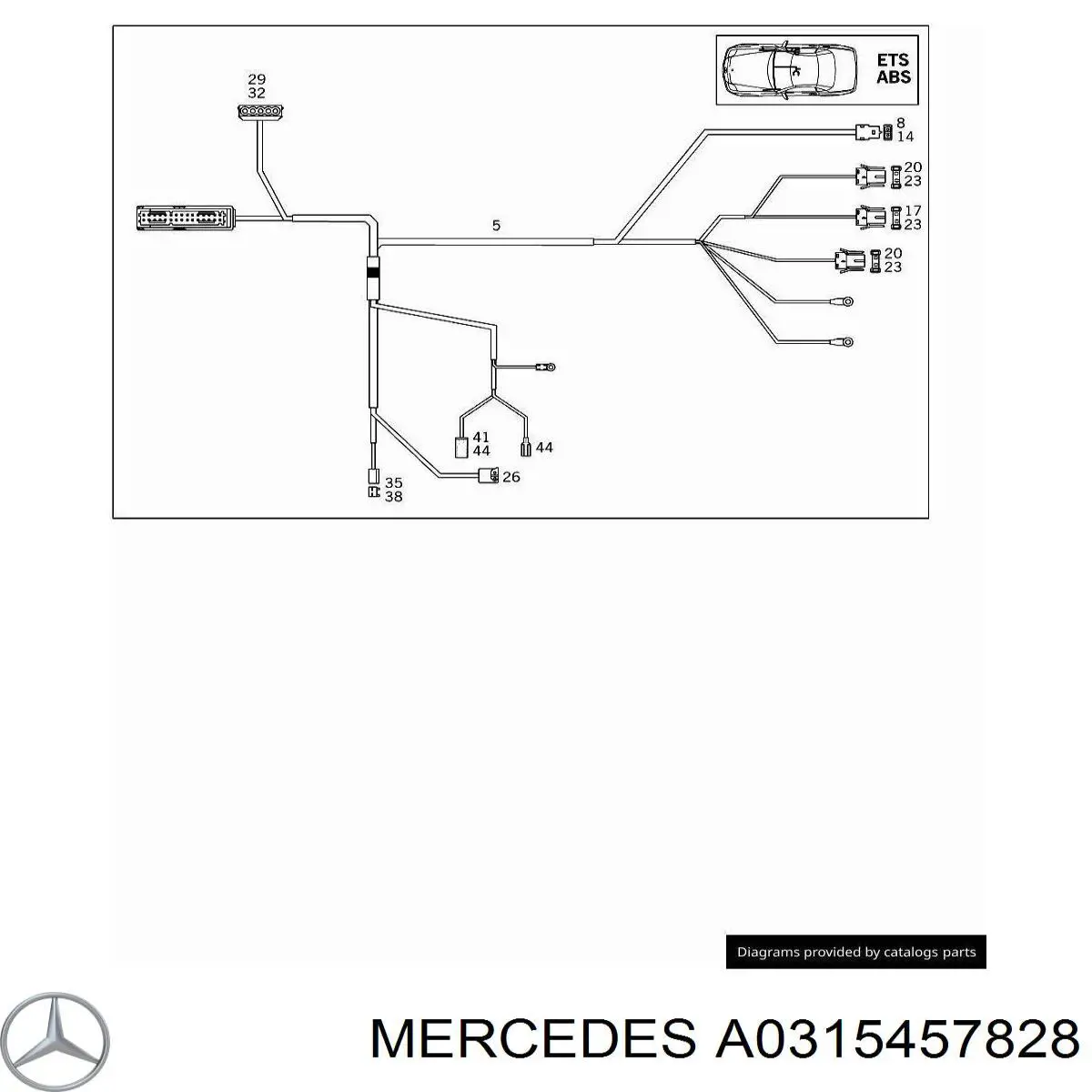  Mercedes A0315457828 precio, desde 6,26 EUR