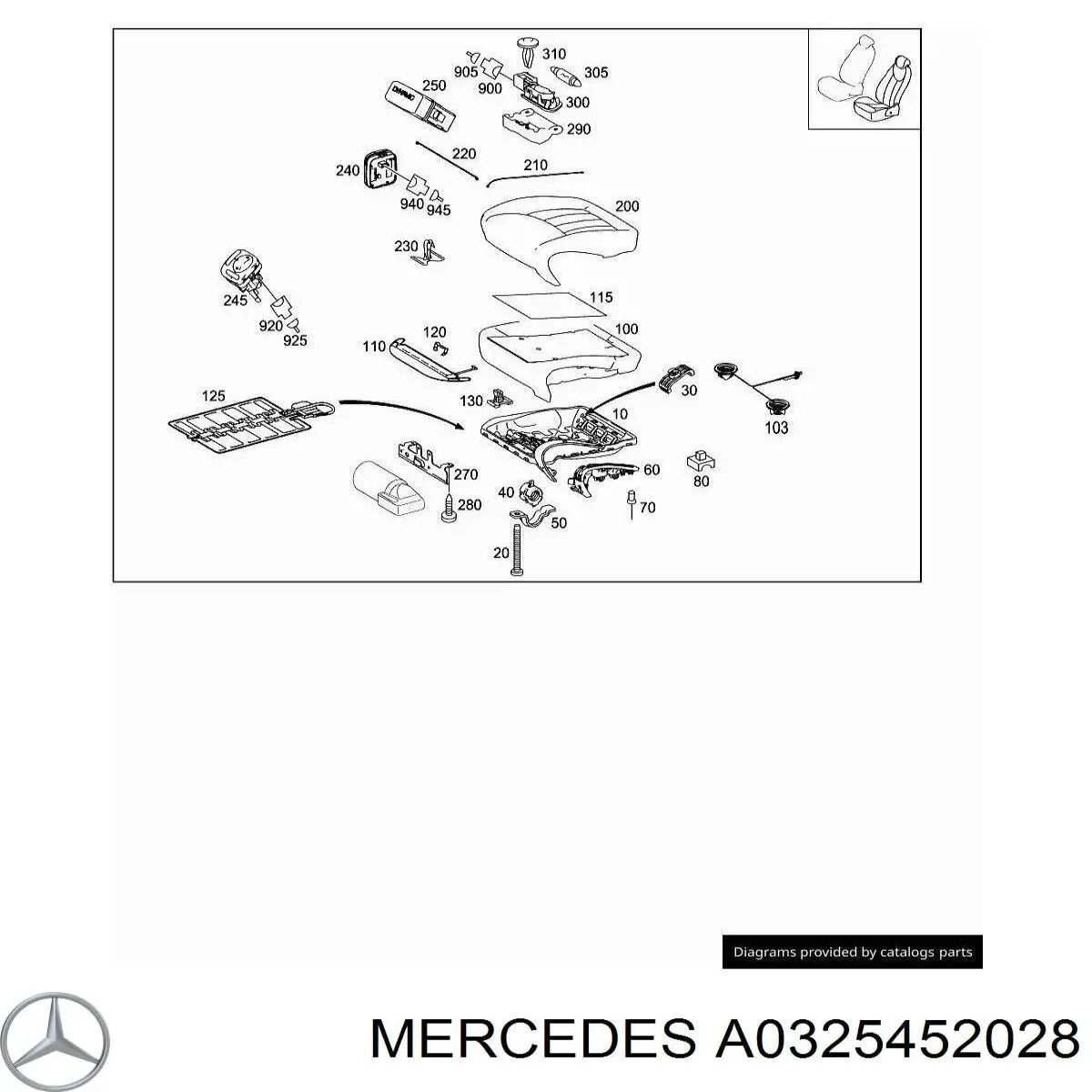  Mercedes A0325451928 precio, desde 4,96 EUR