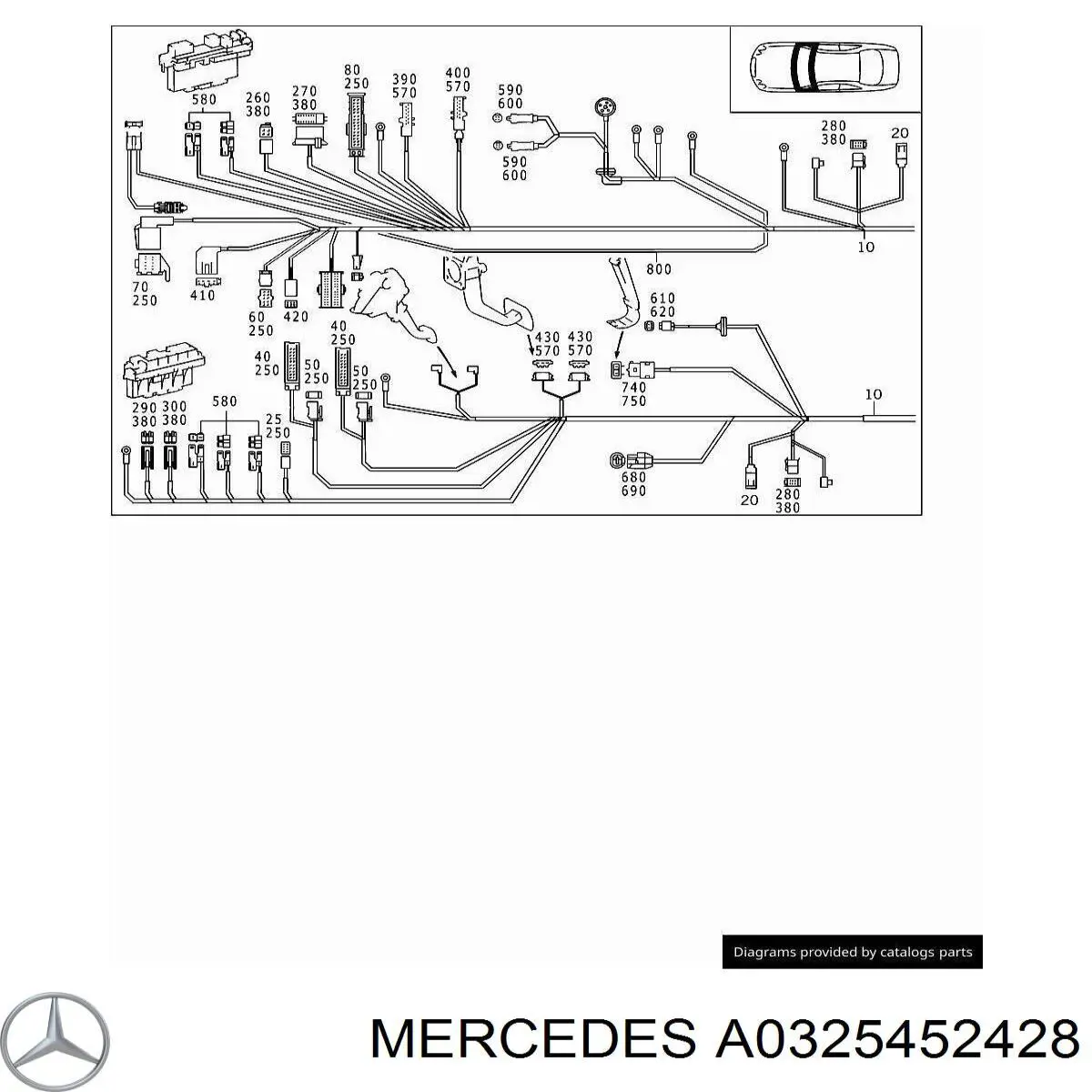  Mercedes A0325452428 precio, desde 4,69 EUR