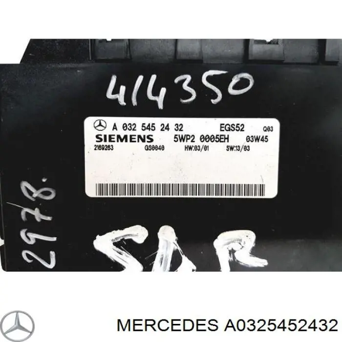 A0325452432 Mercedes modulo de control electronico (ecu)