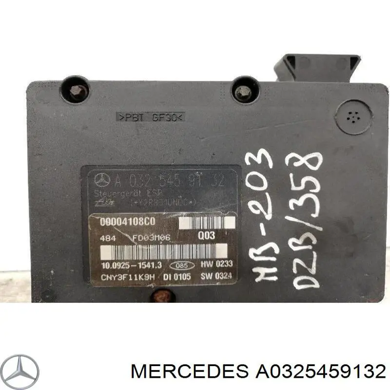 0044312912 Mercedes Unidad de control ABS hidráulico
