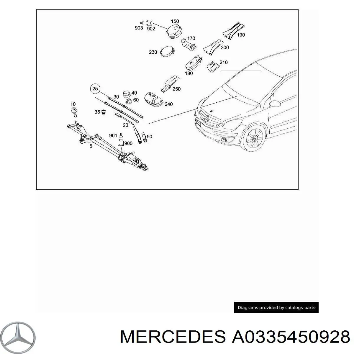  Mercedes A0335450928 precio, desde 6,08 EUR