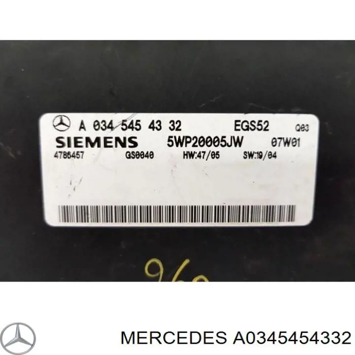 A0345454332 Mercedes