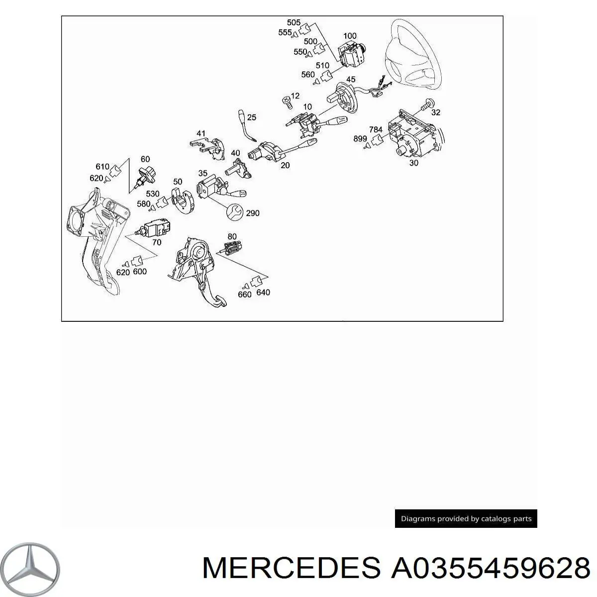  Mercedes A0355459628 precio, desde 12,49 EUR