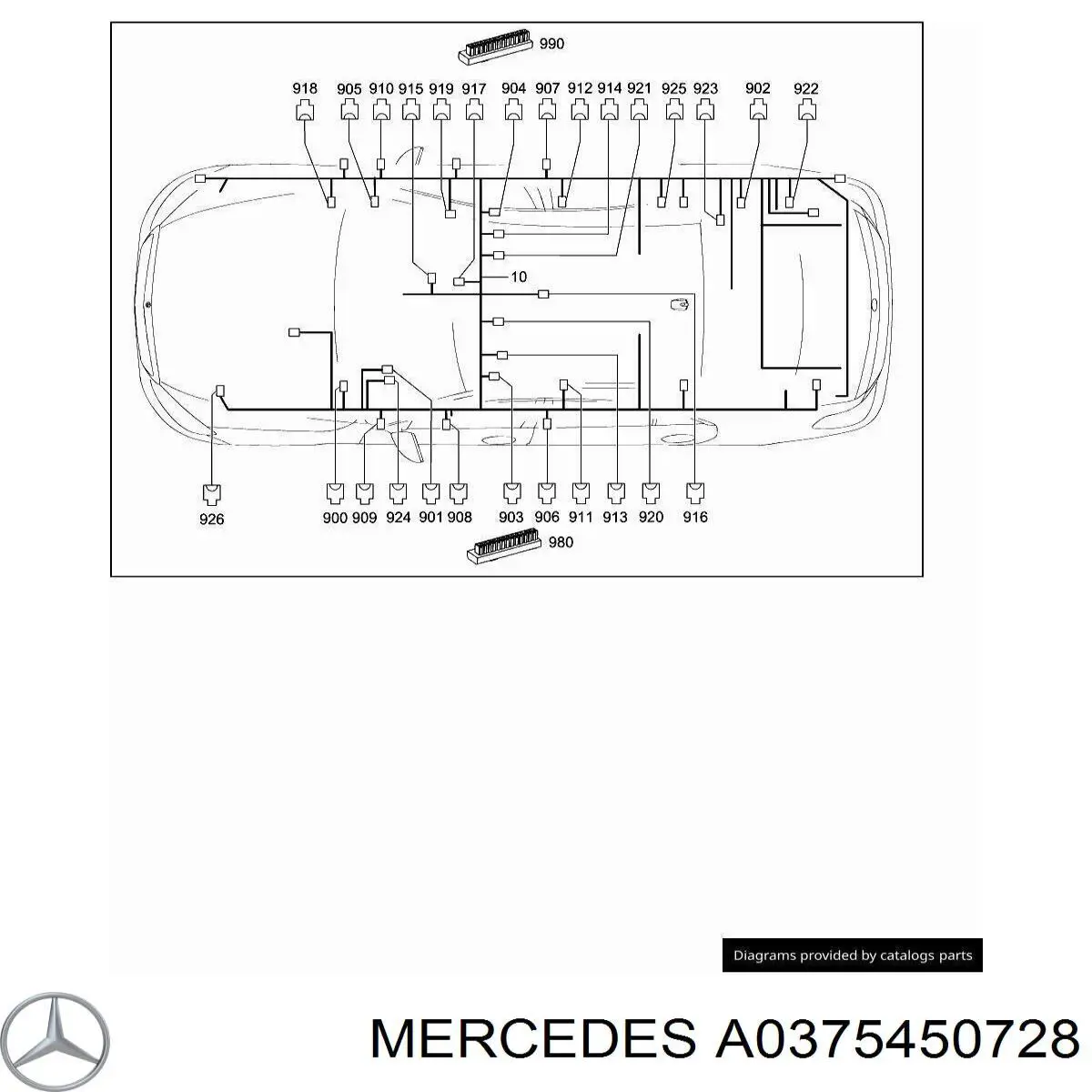  Mercedes A0375450728 precio, desde 6,44 EUR