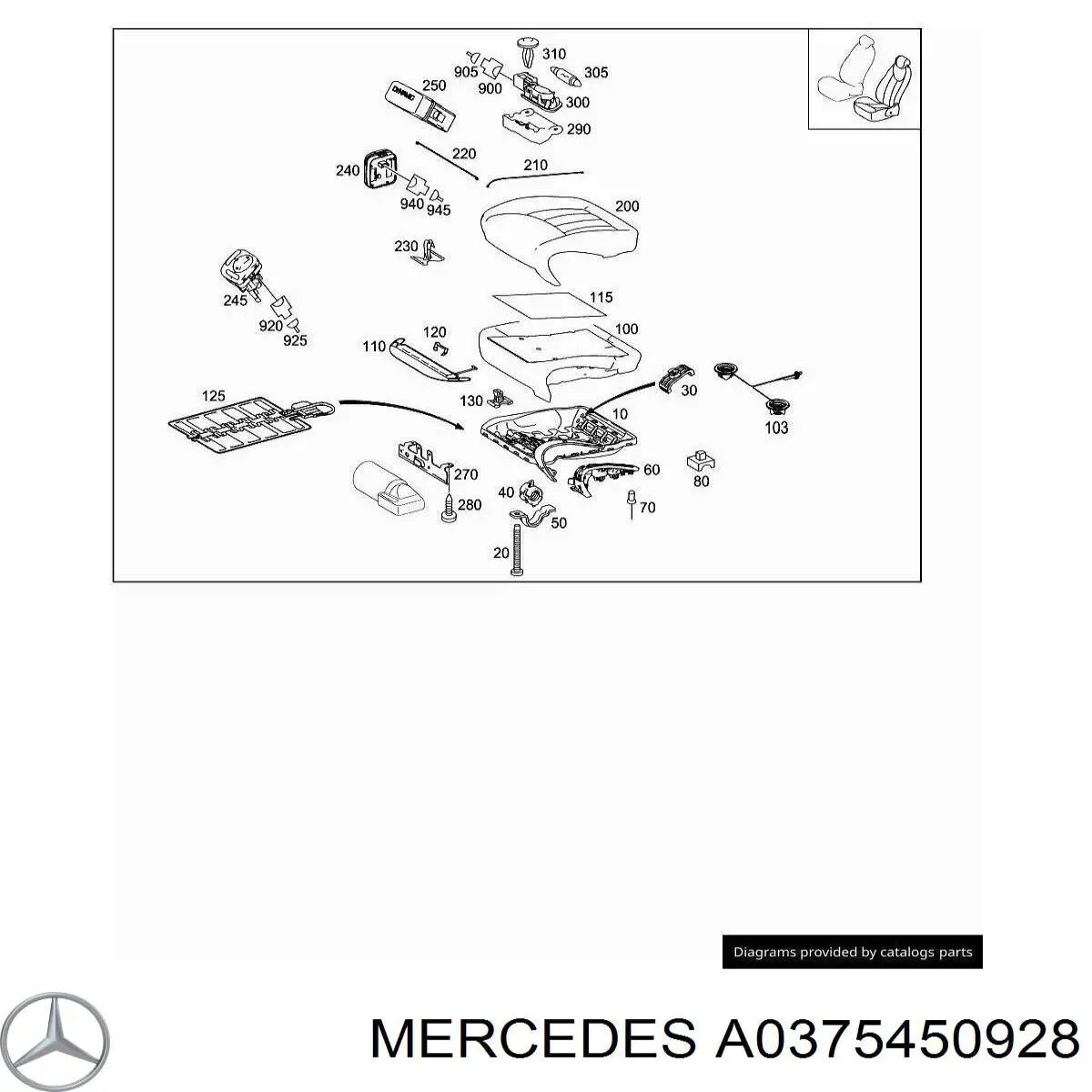 Comprar A0375450928 Mercedes 