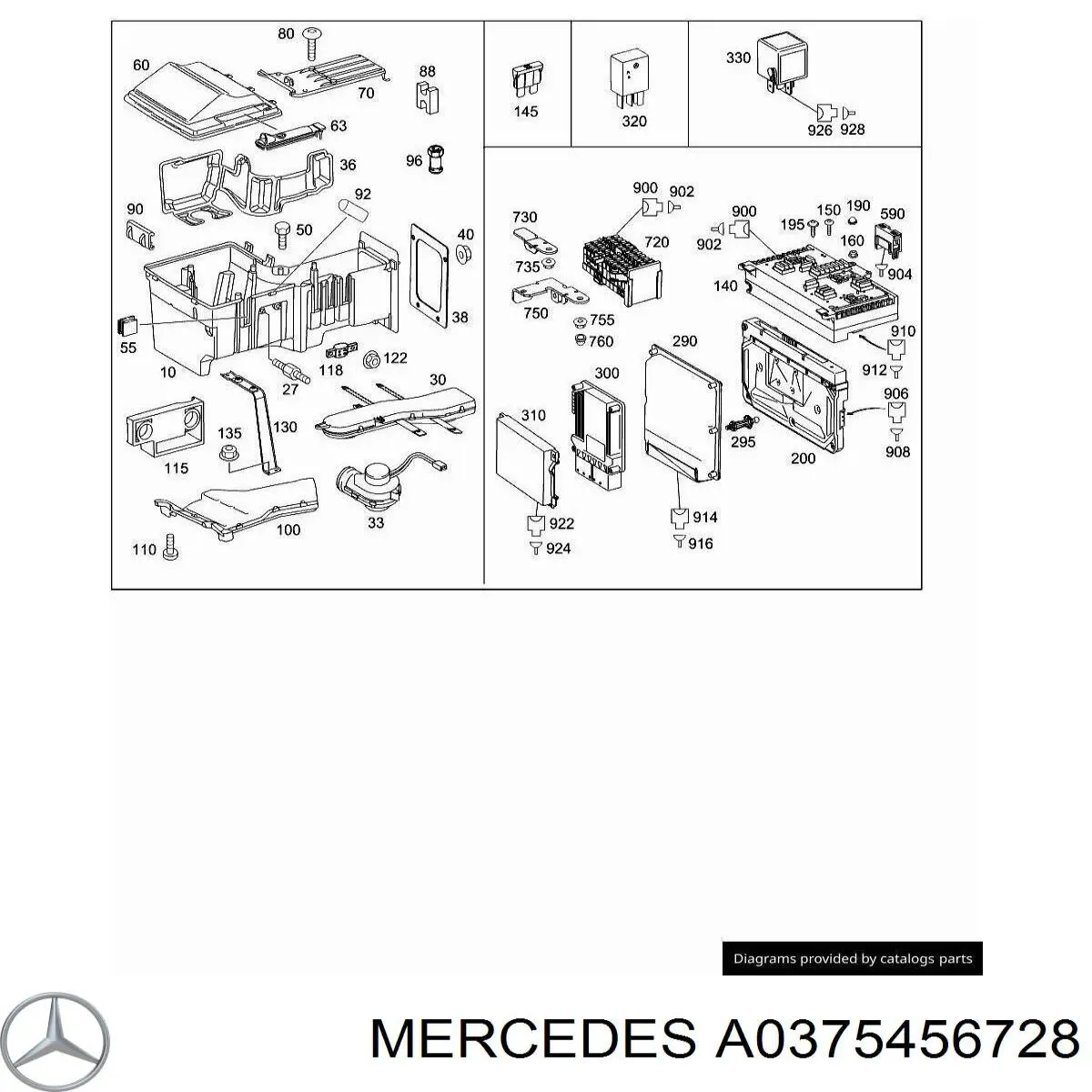  Mercedes A0375456728 precio, desde 13,64 EUR