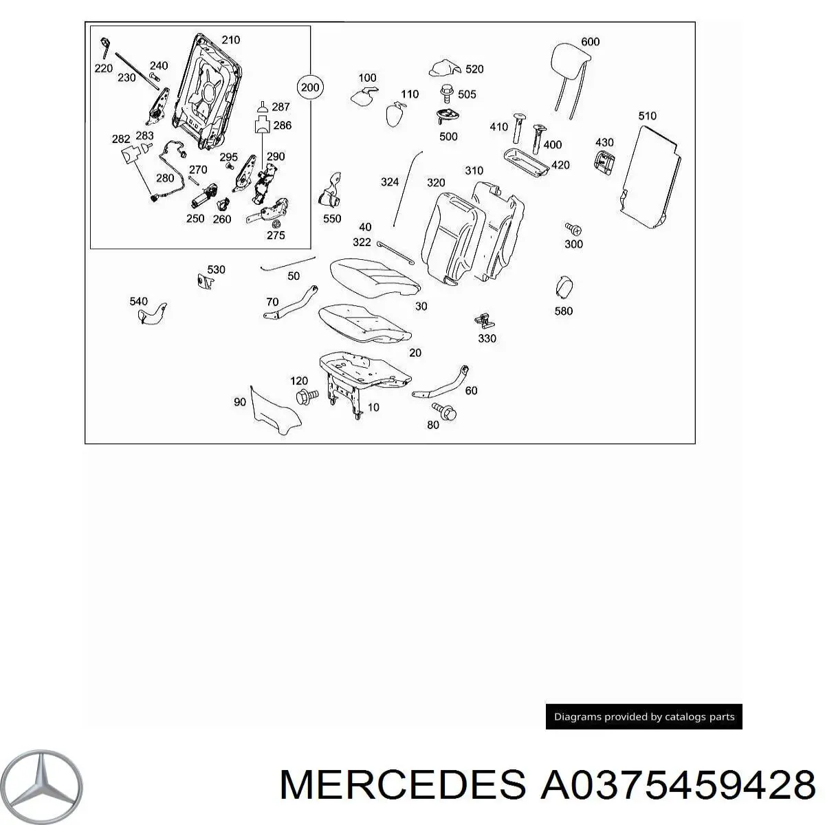  Mercedes A0375459428 precio, desde 12,37 EUR