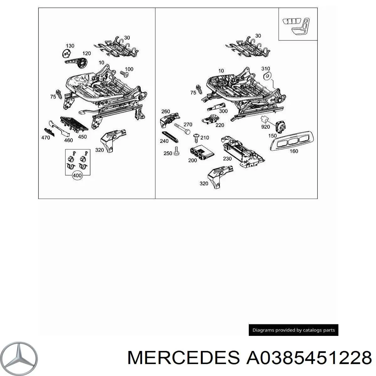  Mercedes A0385451228 precio, desde 17,13 EUR