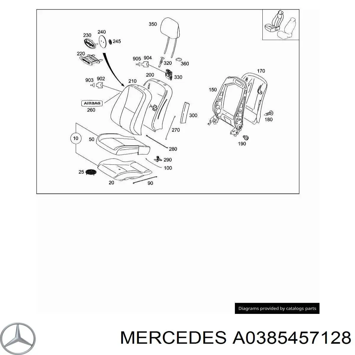  Mercedes A0385457128
