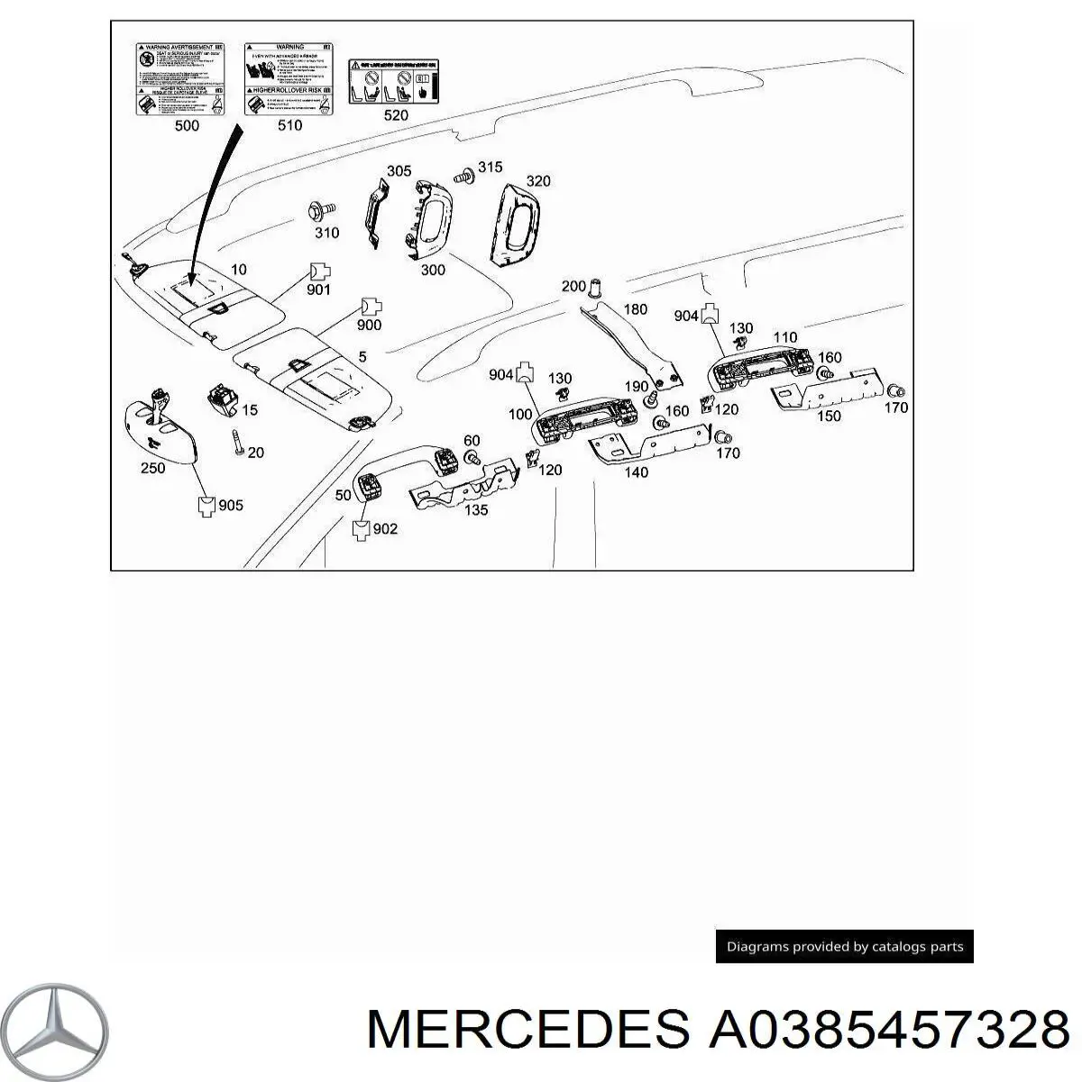  Mercedes A0385457328 precio, desde 14,22 EUR