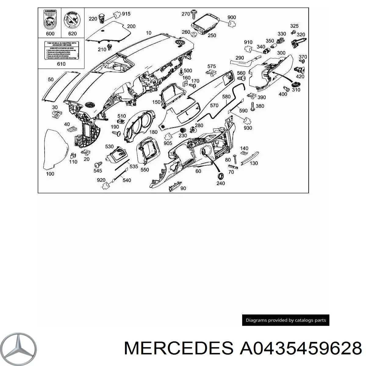  Mercedes A0435459628