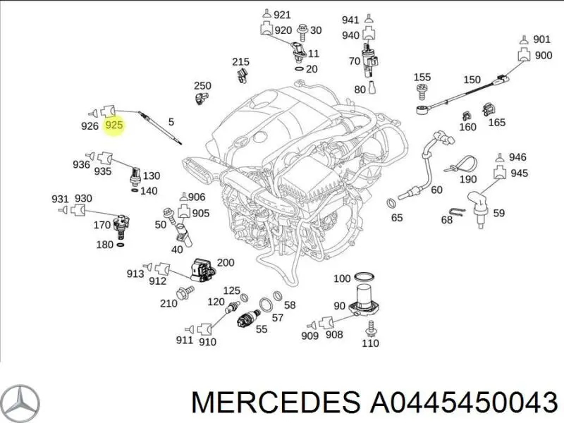 Mercedes A0445450043 precio, desde 15,85 EUR