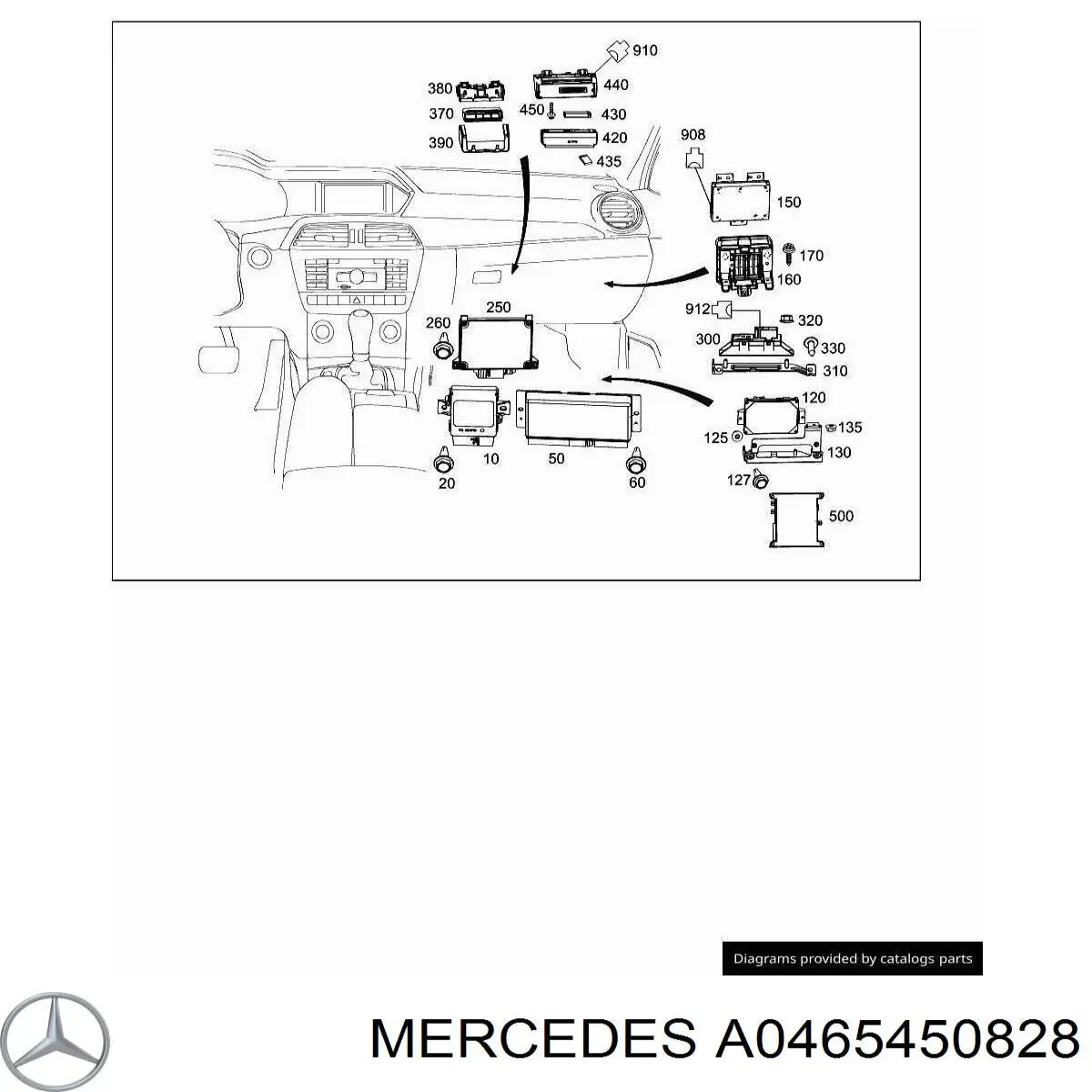 A0465450828 Mercedes 
