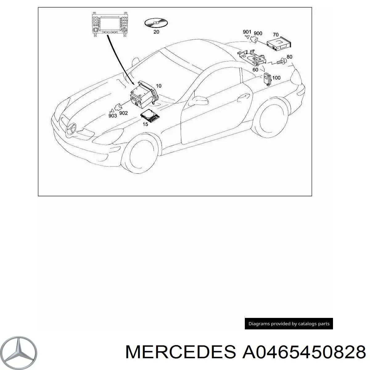  Mercedes A0465450828 precio, desde 7,90 EUR