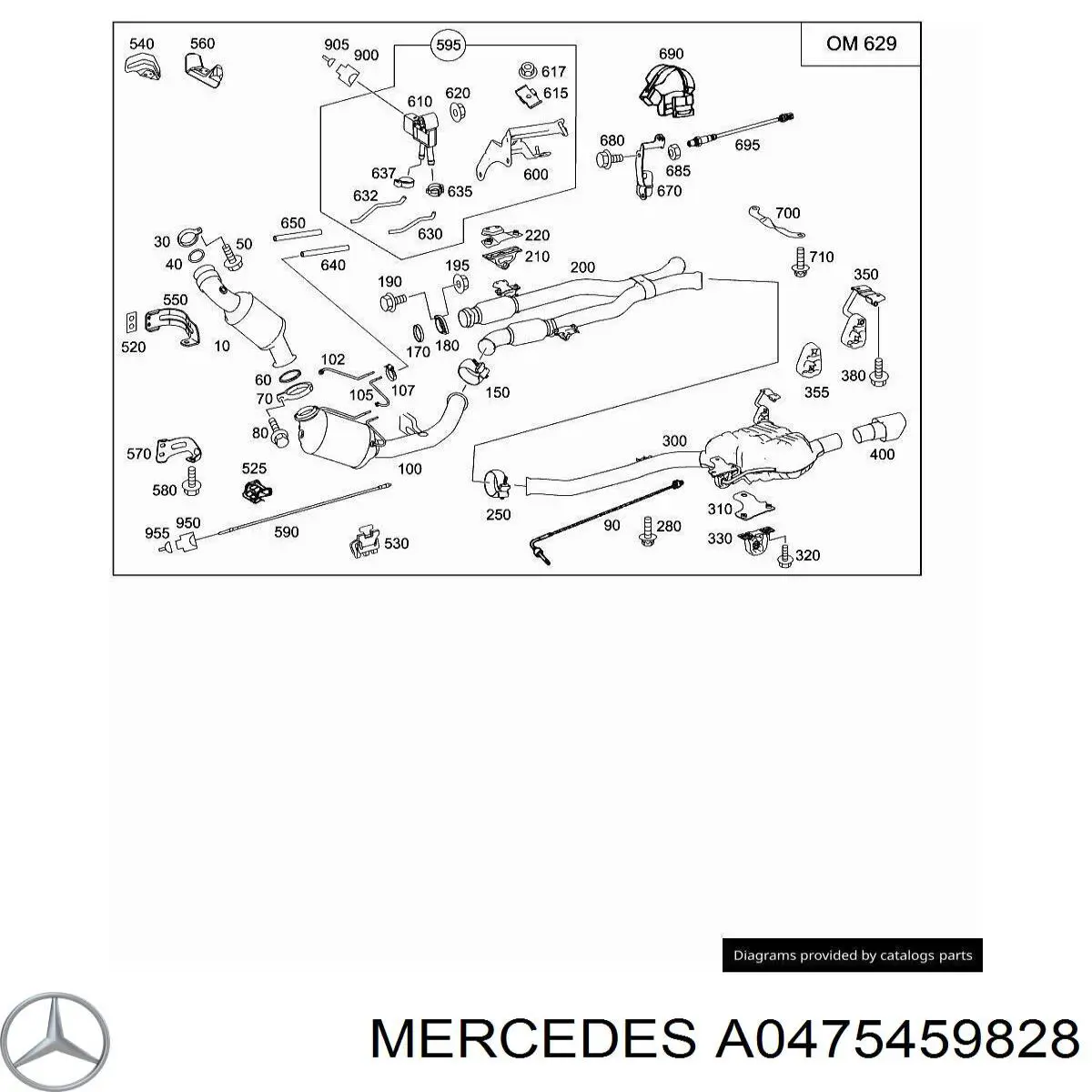  Mercedes A0475459828 precio, desde 10,53 EUR