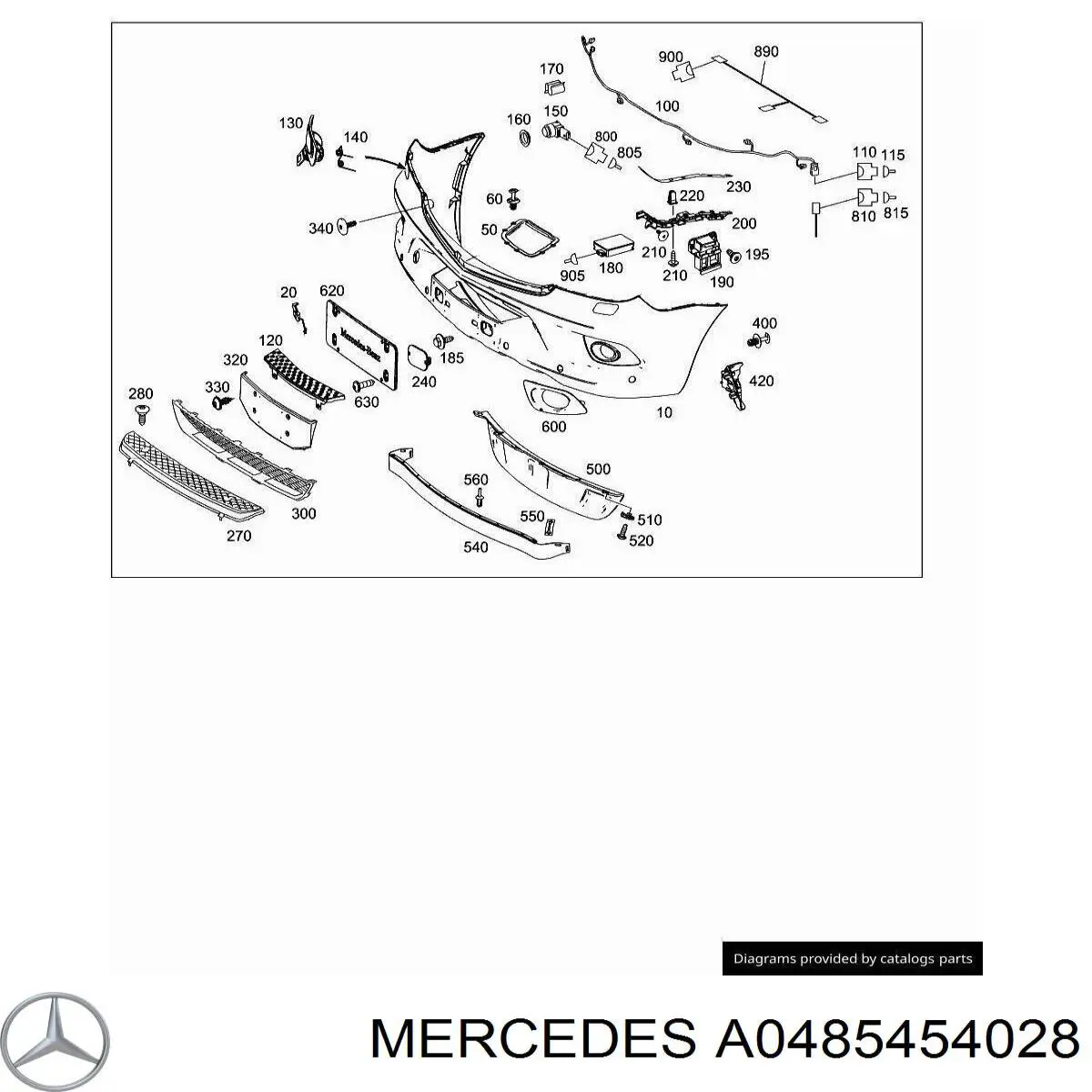  Mercedes A0485454028 precio, desde 10,98 EUR