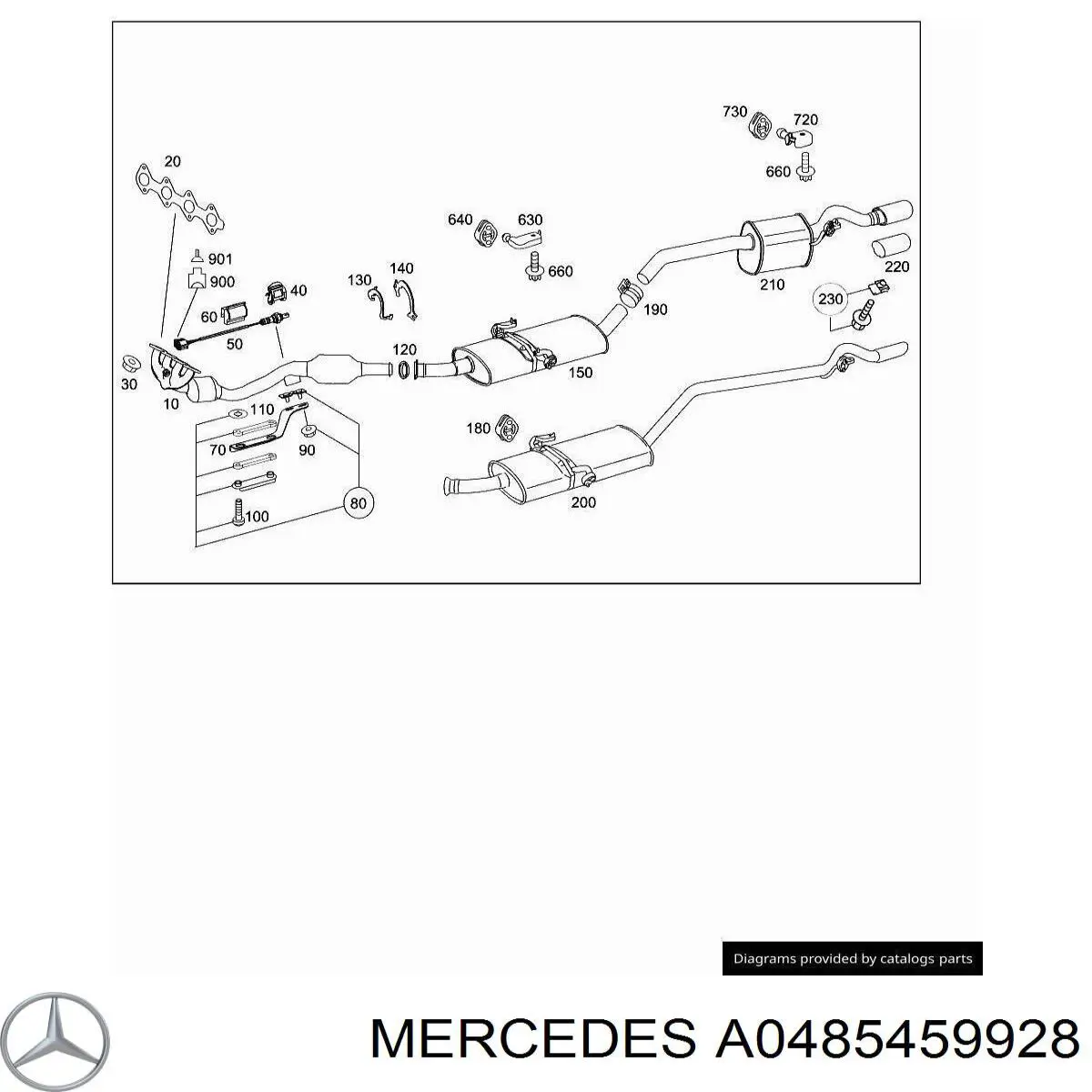  Mercedes A0485459928 precio, desde 11,37 EUR