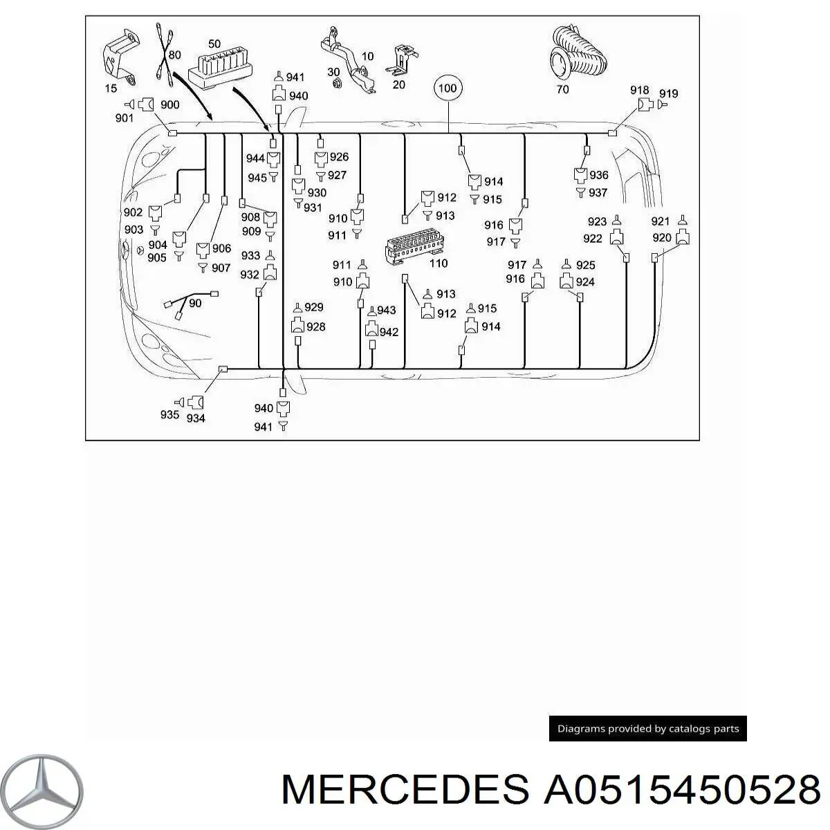  Mercedes A0515450528 precio, desde 13,98 EUR