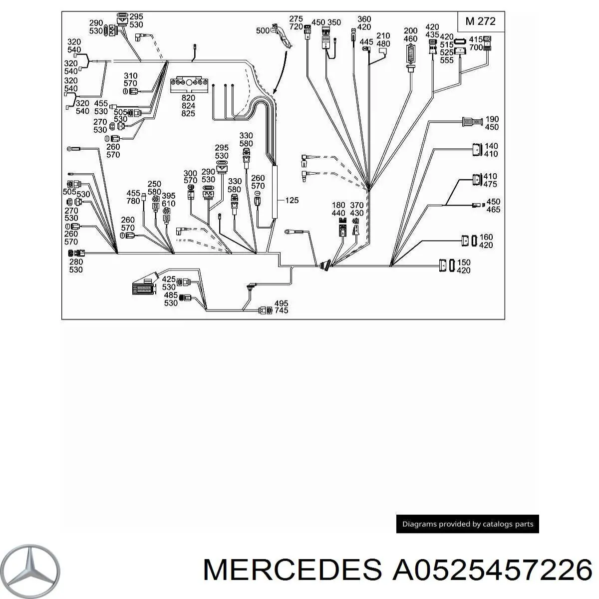  Mercedes A0525457226 precio, desde 12,25 EUR